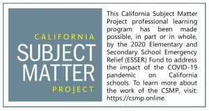Logo: California Subject Matter Project