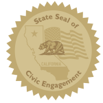 A picture of the California State Seal of Civic Engagement